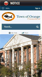 Mobile Screenshot of orange-ct.gov