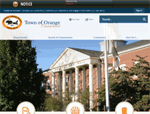 Tablet Screenshot of orange-ct.gov